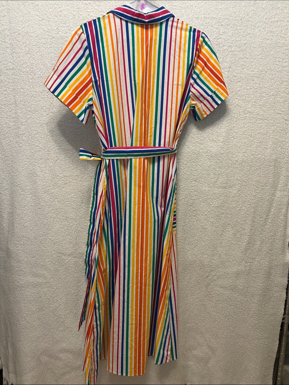 Christopher John Rogers for Target multicolor Rainbow Stripe Shirt Dress - Picture 3 of 4